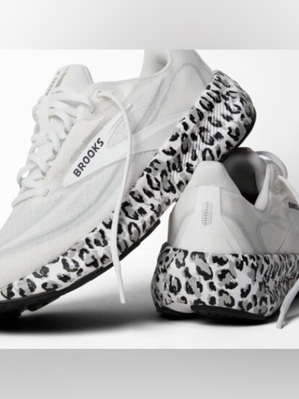 NEW Brooks Revel 9 Women’s Running Walking Limited Edition Snow Leopard Shoe 8.5